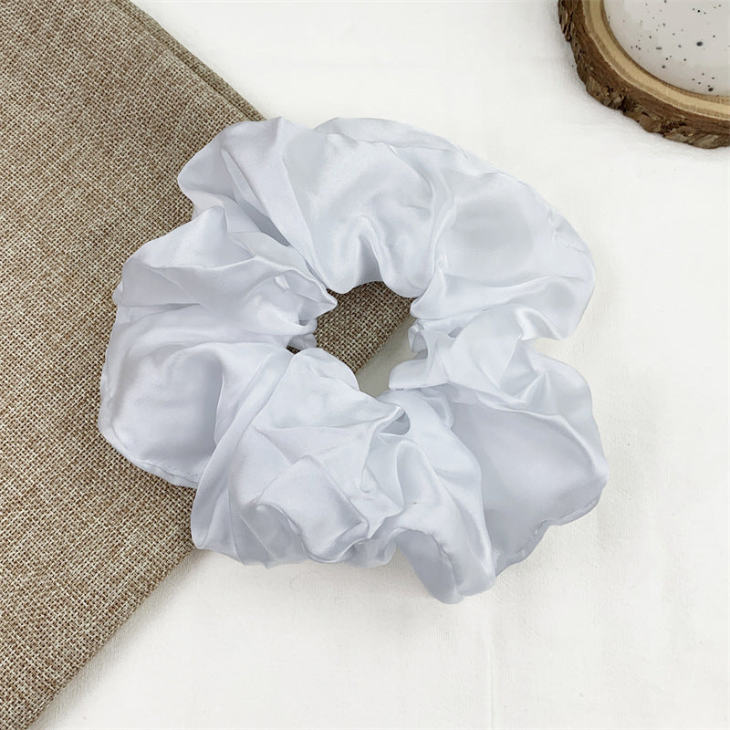 New Oversized Hair Band Smooth Satin French Elegant