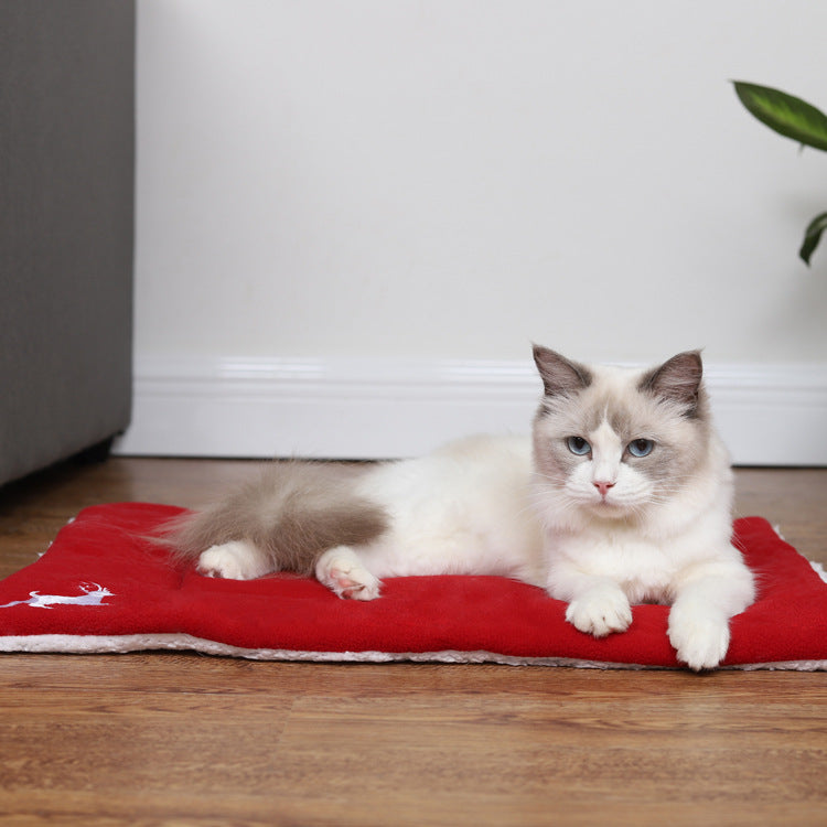 Alfombrilla navideña para mascotas, alfombrilla súper suave para perros para Navidad