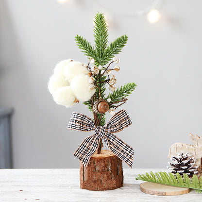 Adornos navideños pequeños de hierro forjado para árbol de Navidad