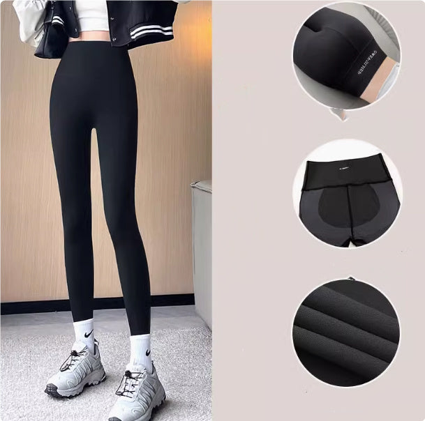 Leggings de vellón de cordero para mujer