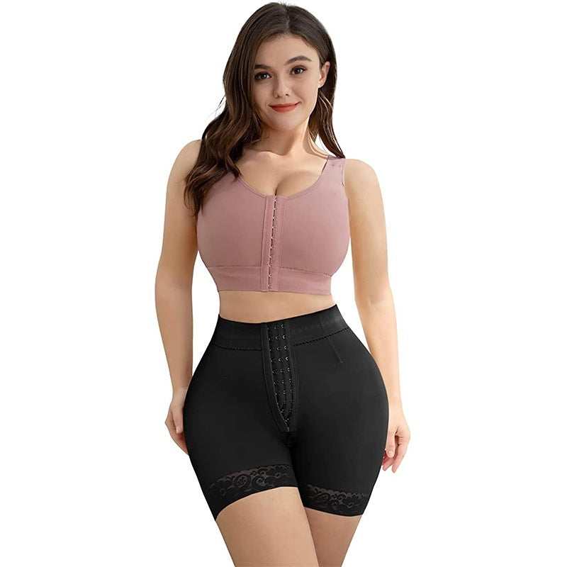 Nueva ropa adelgazante de cadera Pantalones abdominales Cremallera Levantamiento de cadera