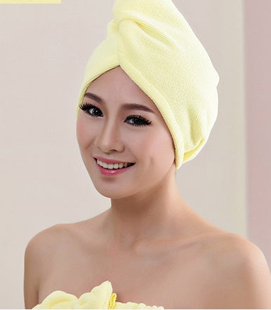 Gorro para secador de pelo para mujer, toalla absorbente para secar el cabello