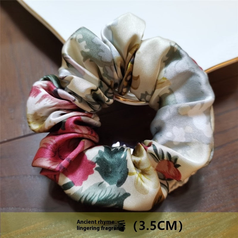 Crepe Satin French Handmade Silk Hair Ring