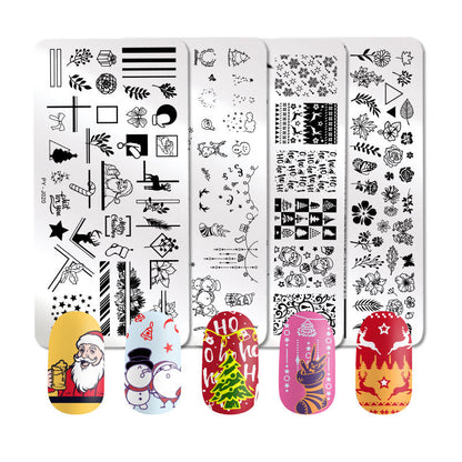 Nail Plate Printing Template Nail Transfer Printing Tool