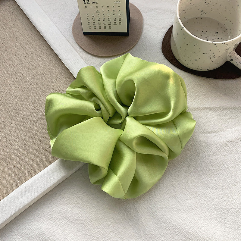 New Oversized Hair Band Smooth Satin French Elegant