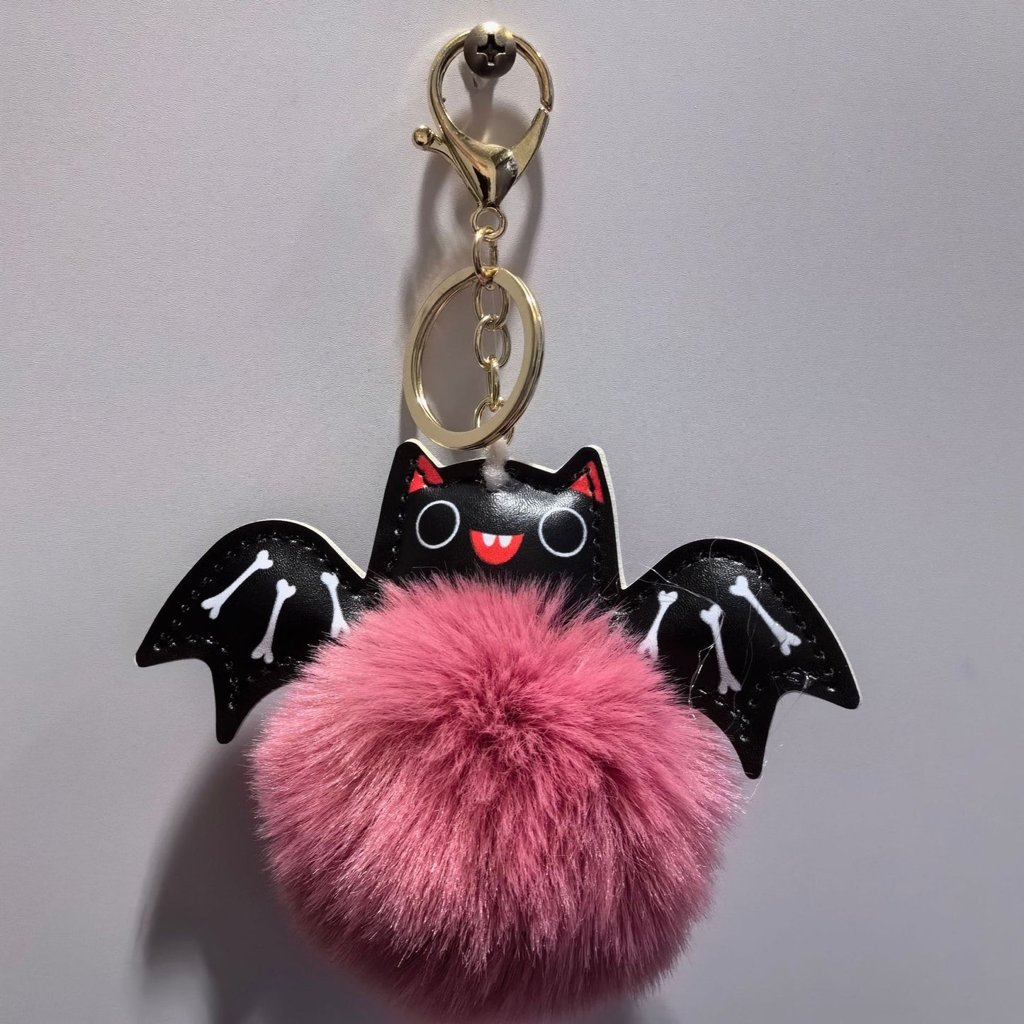 Summer Halloween Keychain Cartoon Leather