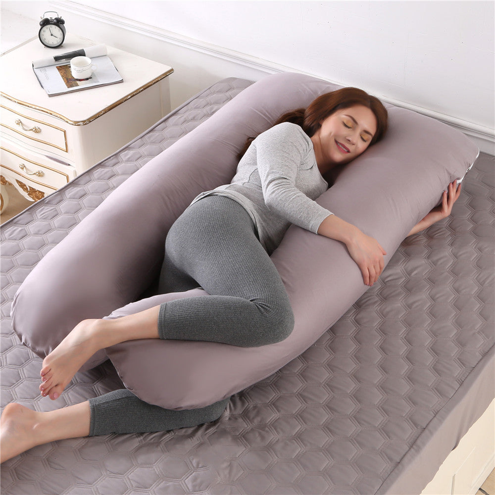 Almohada en forma de U con patas para dormir de lado