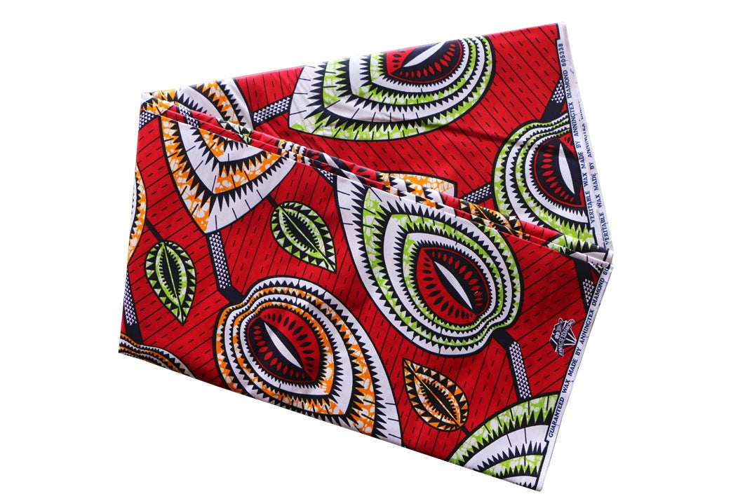 African Ethnic Batik Double-sided Printed Cotton Fabric