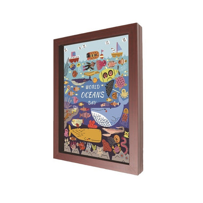 A4 Children's Painting Storage Frame DiyKidsArt Magnetic Picture Frame