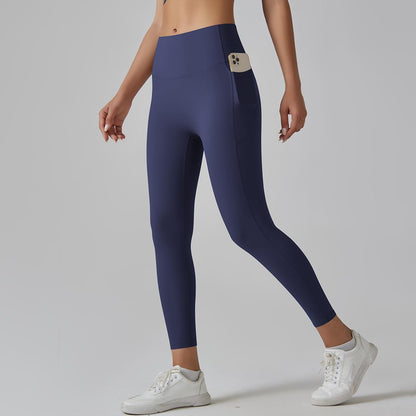 Pantalones de yoga ajustados de alta resistencia, de cintura alta, para contracción abdominal, deportivos, de secado rápido