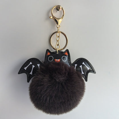 Summer Halloween Keychain Cartoon Leather