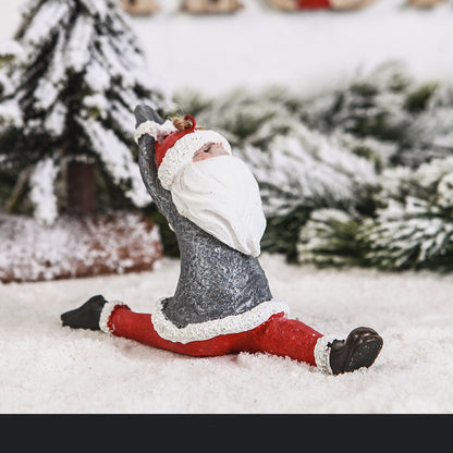 Decoration of Santa Claus with resin technology