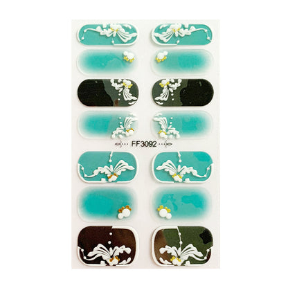 Amazon Fashion 3D Embossed Nail Stickers