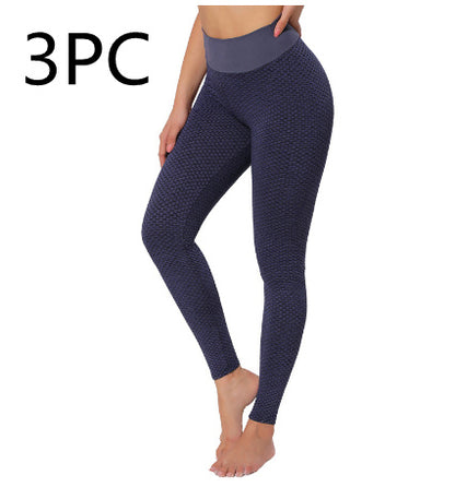 Leggings a cuadros para fitness, pantalones de yoga, leggings de cintura alta sin costuras y transpirables para gimnasio