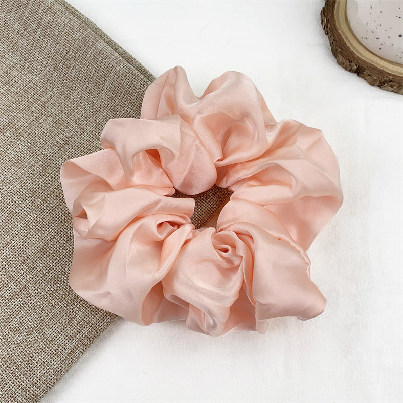 New Oversized Hair Band Smooth Satin French Elegant