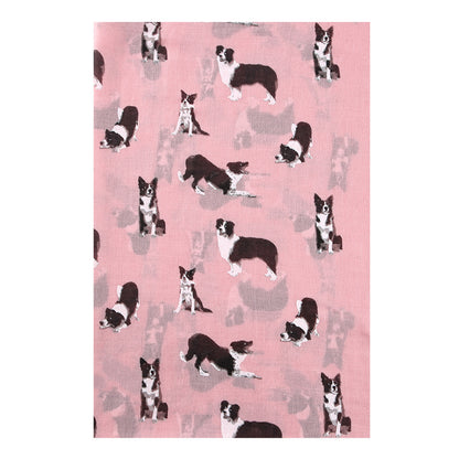 Bufanda con estampado de perro lindo para mujer, bufanda protectora solar para exteriores