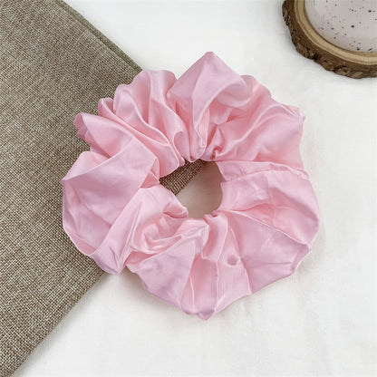 New Oversized Hair Band Smooth Satin French Elegant