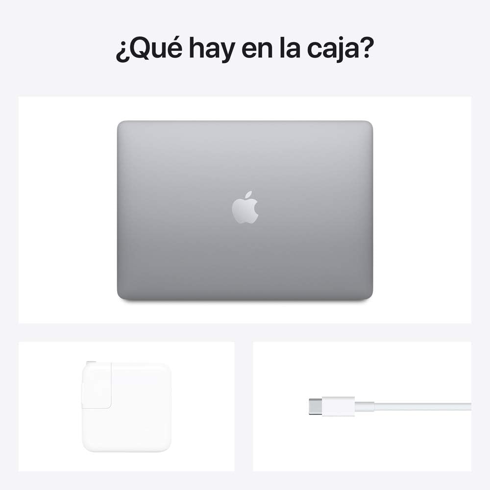 Apple 2020 Laptop MacBook Air: Chip M1 de Apple, Pantalla Retina de 13 Pulgadas, 8 GB de RAM, Almacenamiento SSD de 256 GB, Teclado retroiluminado, cámara FaceTime HD y Touch ID