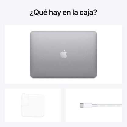 Apple 2020 Laptop MacBook Air: Chip M1 de Apple, Pantalla Retina de 13 Pulgadas, 8 GB de RAM, Almacenamiento SSD de 256 GB, Teclado retroiluminado, cámara FaceTime HD y Touch ID