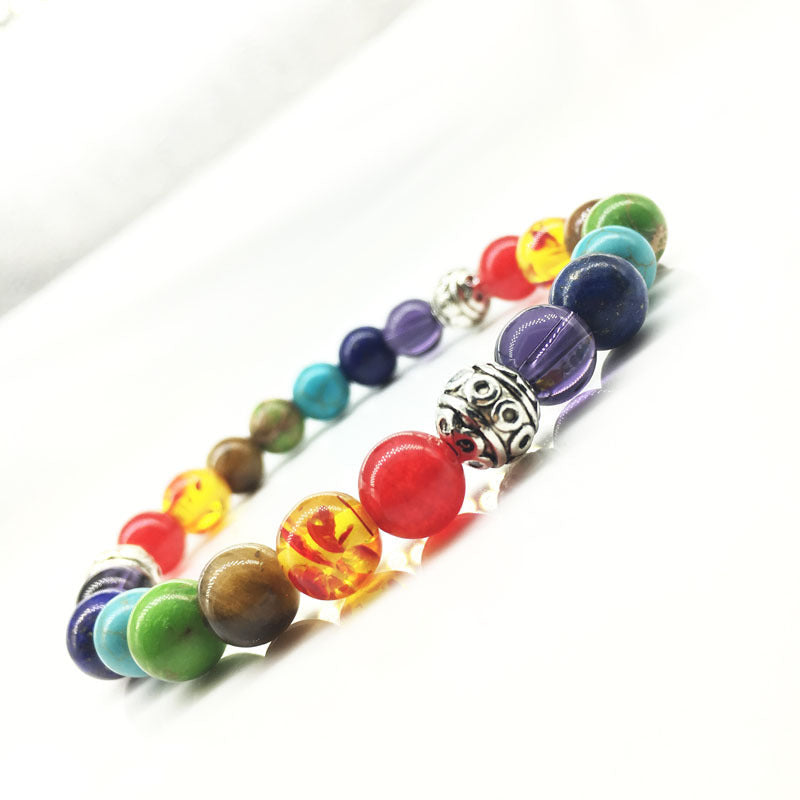 Pulsera de energía colorida