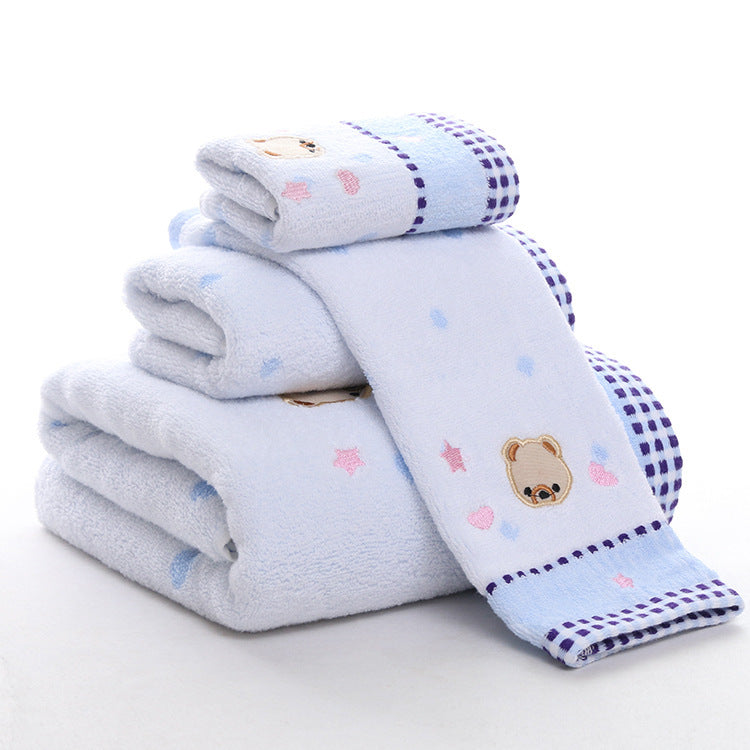 Children's cotton cartoon towel