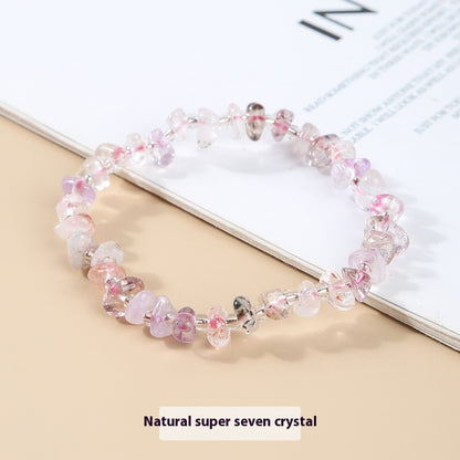 Women's Simple And Versatile Crystal Stone Bracelet