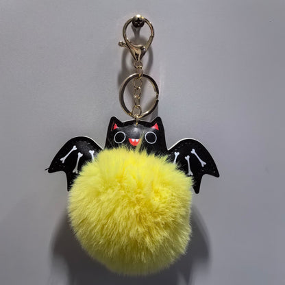 Summer Halloween Keychain Cartoon Leather