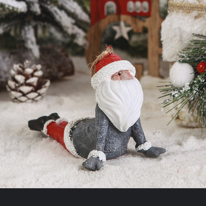 Decoration of Santa Claus with resin technology