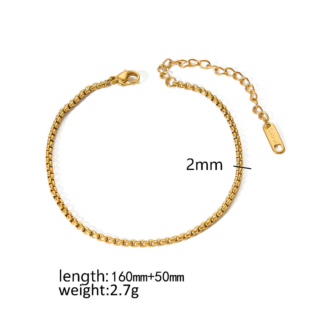 Conjunto de pulseras de estilo minimalista de moda para mujer