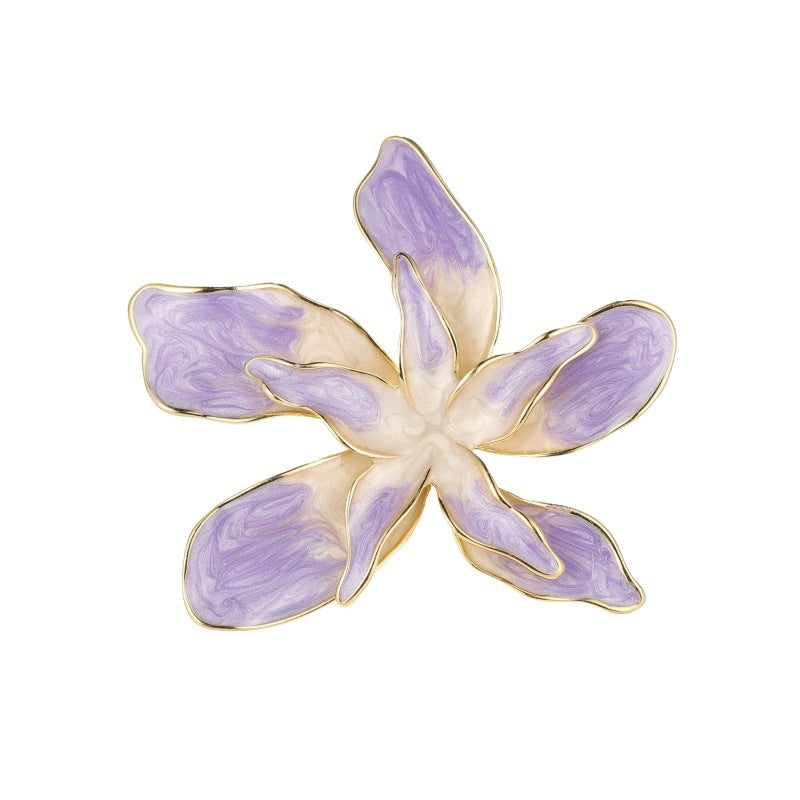 Broche Bauhinia francés súper hermoso para mujer