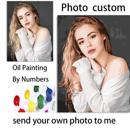 Diy Handmade Oil Painting Walking Heart Birthday Gift Qixi Valentine's Day Photo For Girls Boyfriend Couple Girlfriends