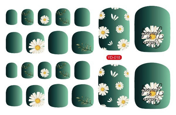 Summer Fashion Manicure Foot Sticker