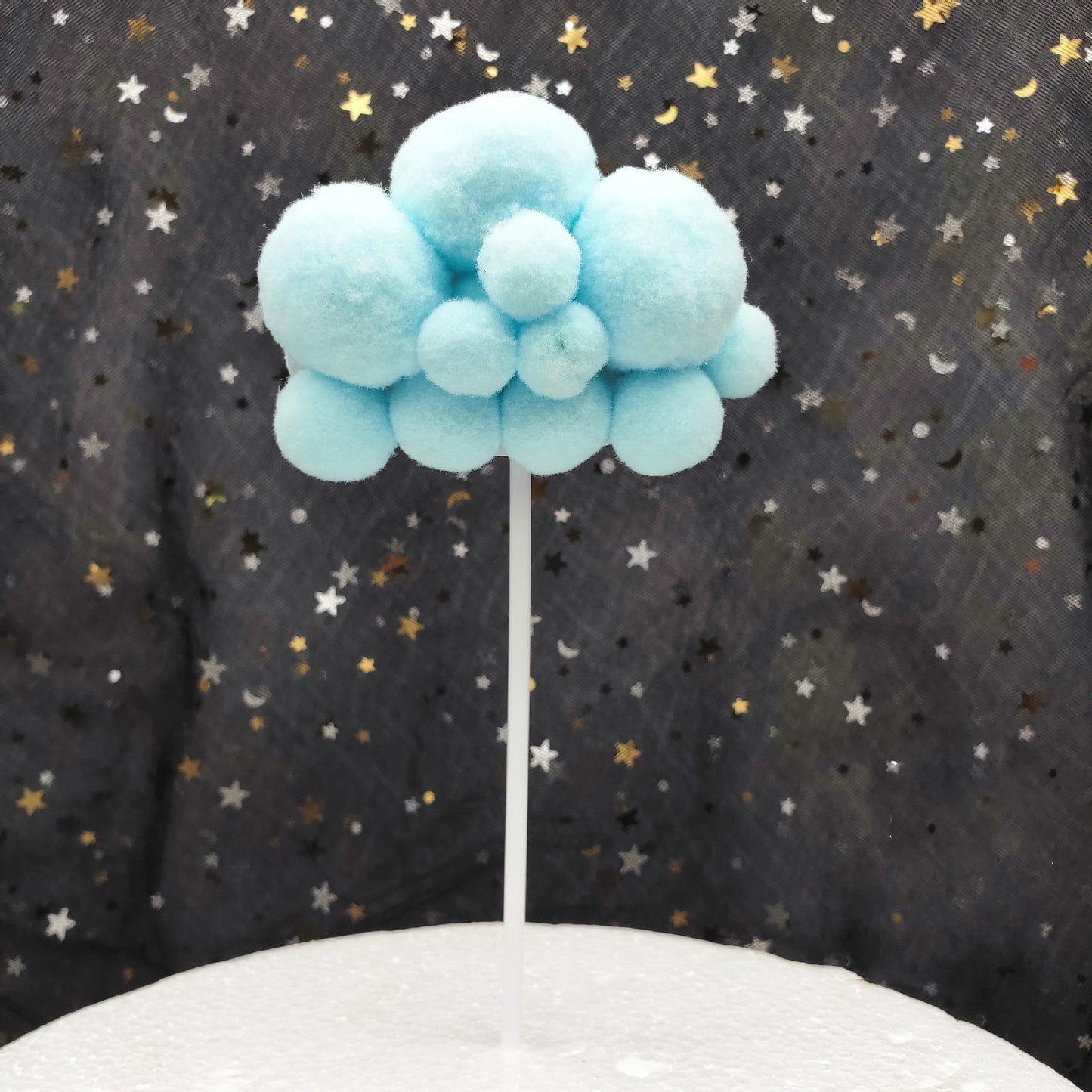 Creative Large And Small Cloud Cake Decoration Card