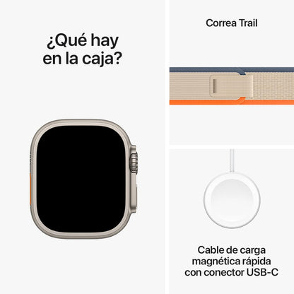 Apple Watch Ultra 2 GPS + Cellular • Caja de Titanio Negro de 49 mm • Correa Alpine Verde Oscuro - Mediana 