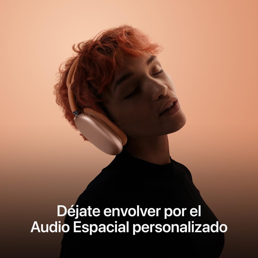 Audífonos inalámbricos AirPods MAX de Apple, Cancelación Activada de Ruido Nivel Pro, Modo Ambiente, Audio Espacial Personalizado, Carga USB-C, audífonos Bluetooth para el iPhone - Azul Medianoche