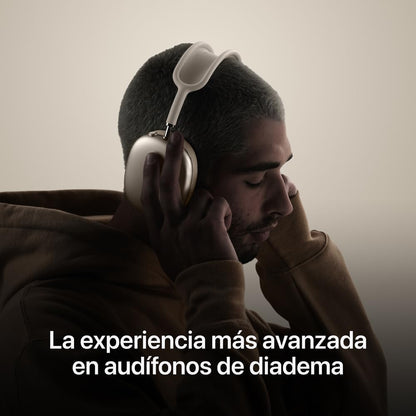 Audífonos inalámbricos AirPods MAX de Apple, Cancelación Activada de Ruido Nivel Pro, Modo Ambiente, Audio Espacial Personalizado, Carga USB-C, audífonos Bluetooth para el iPhone - Azul Medianoche