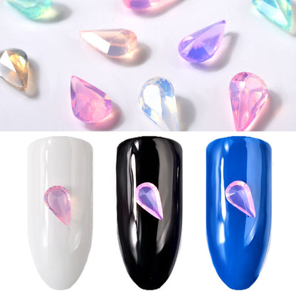 Joyas de manicura para uñas con diamantes