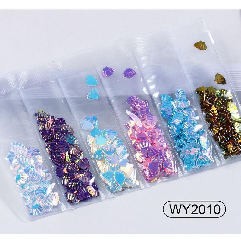 Nail Art Accessories Glitter Sequins Laser Diamond Love Heart Nail Patch