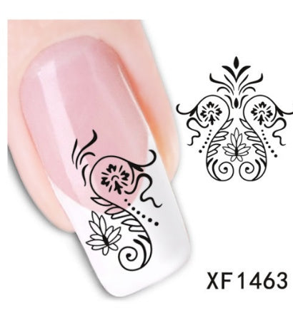 Watermark Nail Sticker