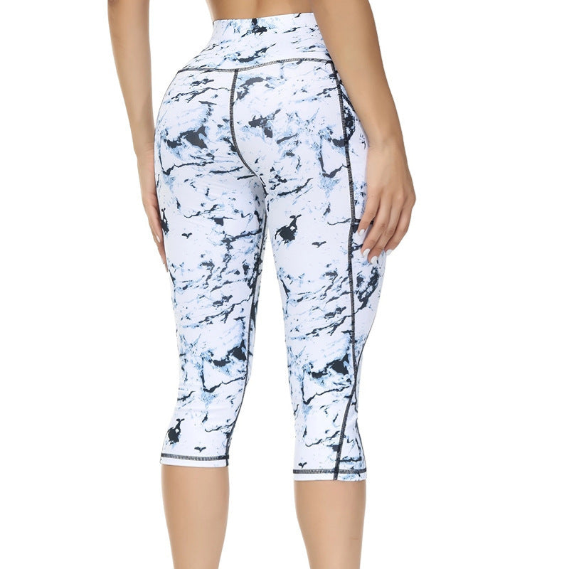 Pantalones cortos Ropa de yoga Leggings Pantalones de fitness estampados