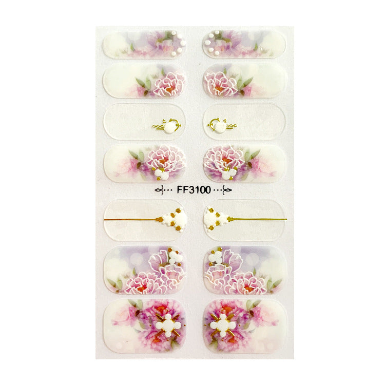 Amazon Fashion 3D Embossed Nail Stickers