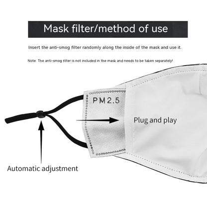 Mascarilla facial Wansheng con impresión digital y doble capa de calavera