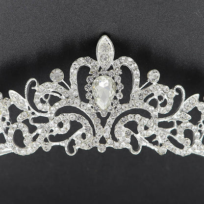 Diadema de corona barroca para novia