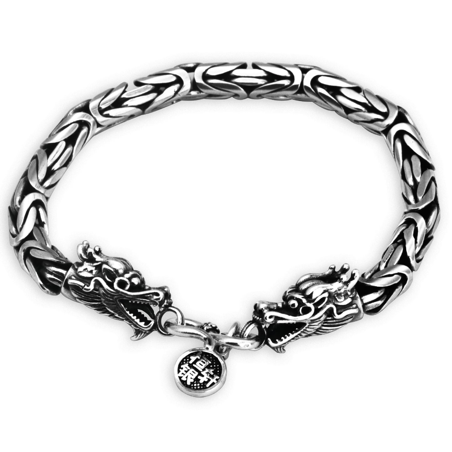 S925 Sterling Silver Men's Jewelry Trendy Retro Domineering