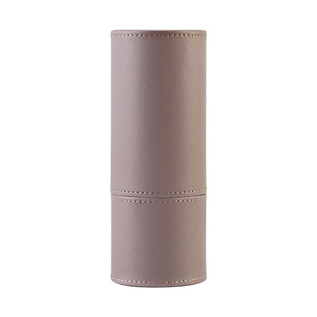 PU Round Cosmetic Brush Container Cosmetic Tool Cosmetic Brush