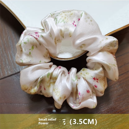 Crepe Satin French Handmade Silk Hair Ring