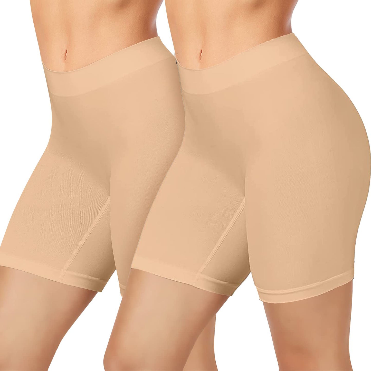 Leggings de seguridad deportivos de cintura alta con contracción abdominal sin costuras para mujer de talla grande, antiexposición