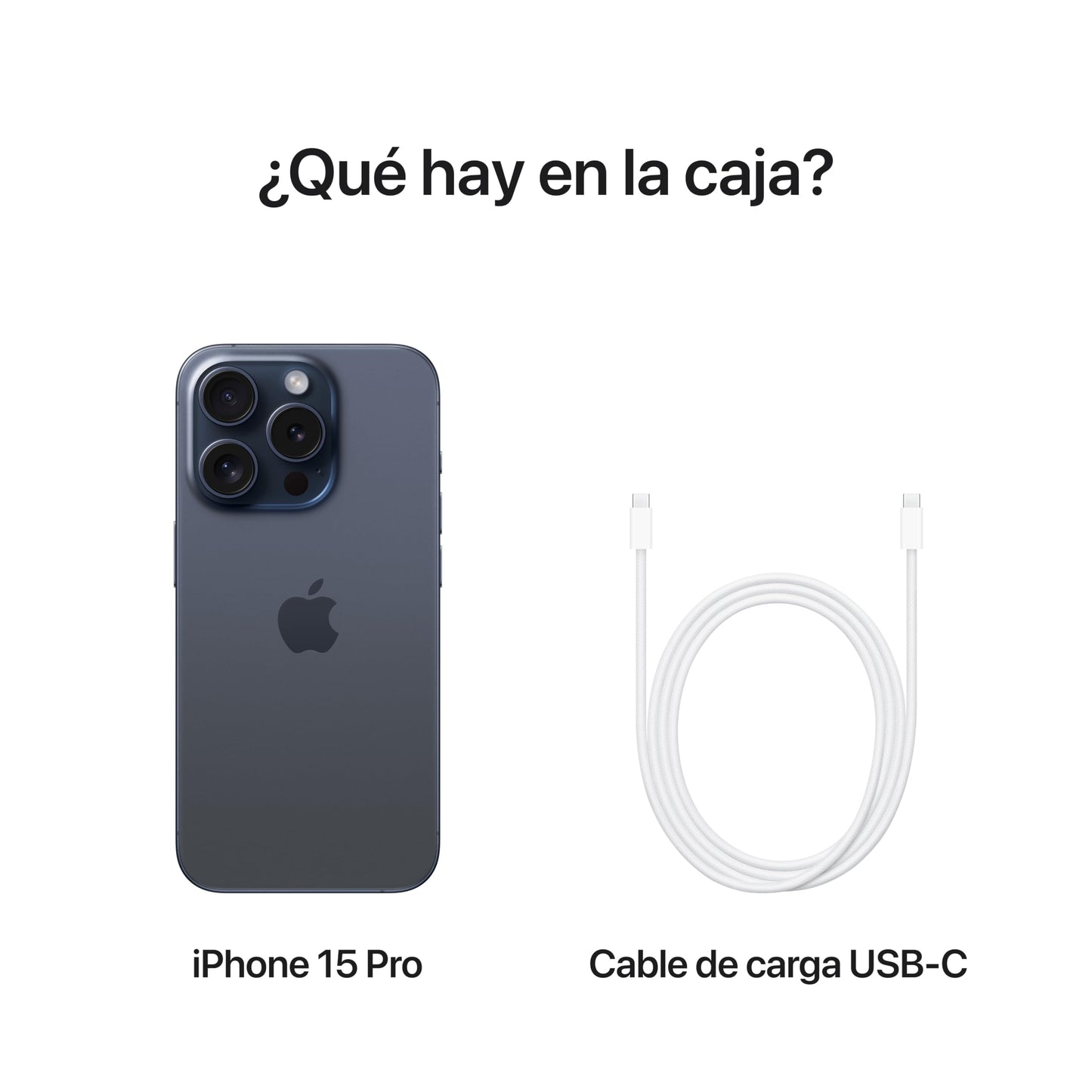 Apple iPhone 15 Pro (128 GB) - Titanio Azul 