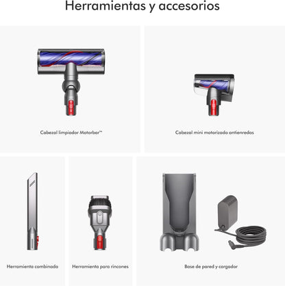 Dyson Aspiradora Cable V8 Absolute, Plata