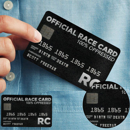 White Privilege Card Credit Card Trumps Everything